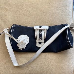 Cute navy blue shoulder bag